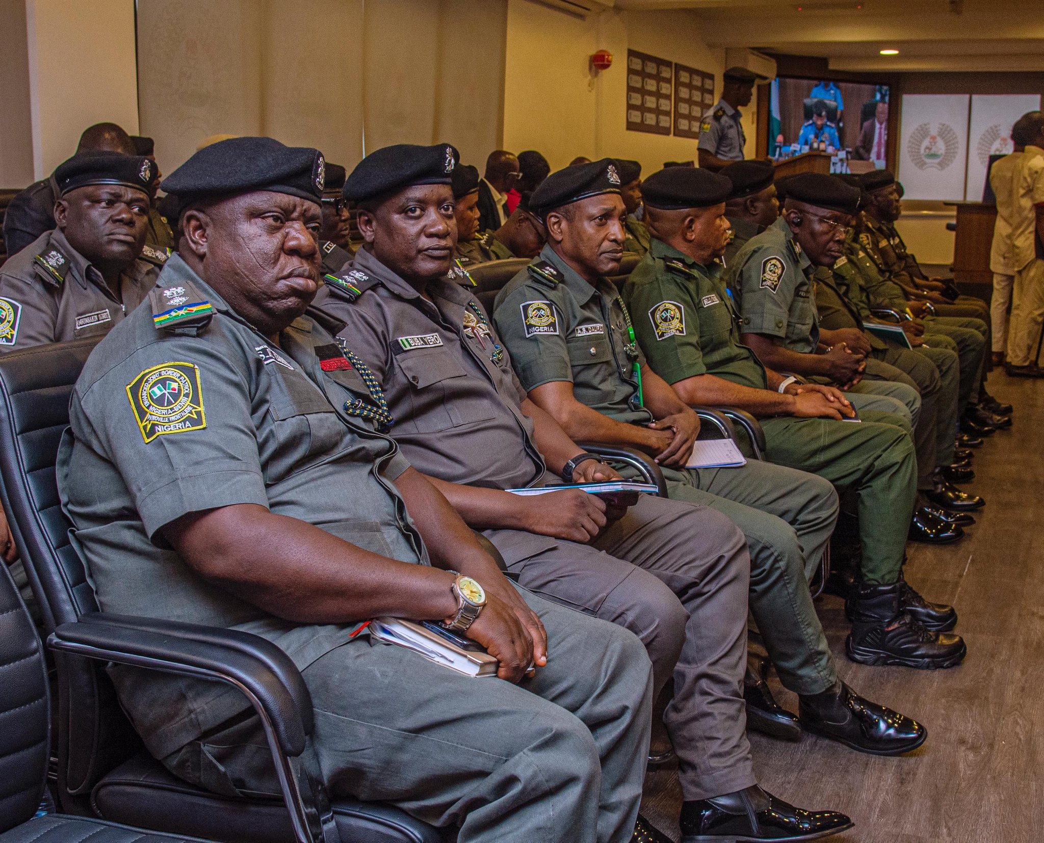 <IMG SRC="20250912_132134.jpg" alt="Cross Section of Nigerian Police Force Border Patrol Officers">