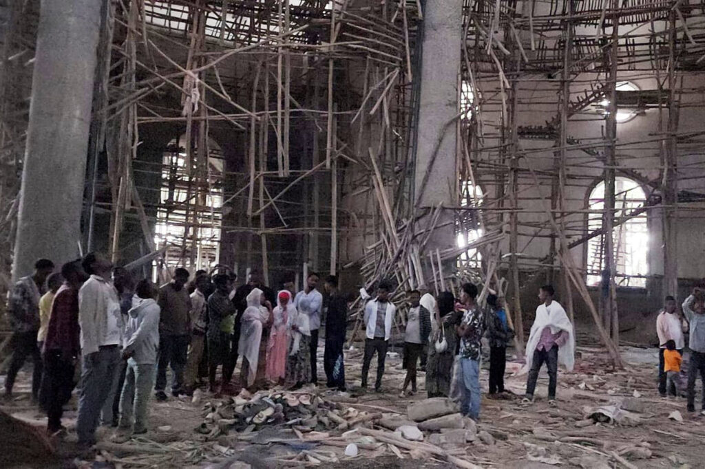 30 Dead, 200 Injured in Ethiopian Church Scaffolding Collapse