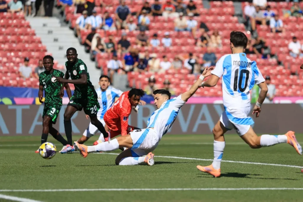 2025 FIFA U-20 W/Cup: Flying Eagles Crash Out with 4-0 Defeat to Argentina