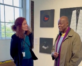 Wale Edun Spotted in London Arts Gallery Days after Being Rushed to UK over Illness