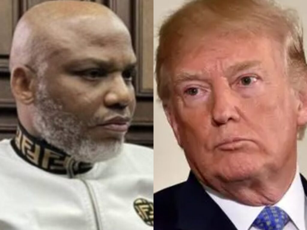 Alleged Christian Genocide: Kanu Writes Trump ahead of Court’s Hearing