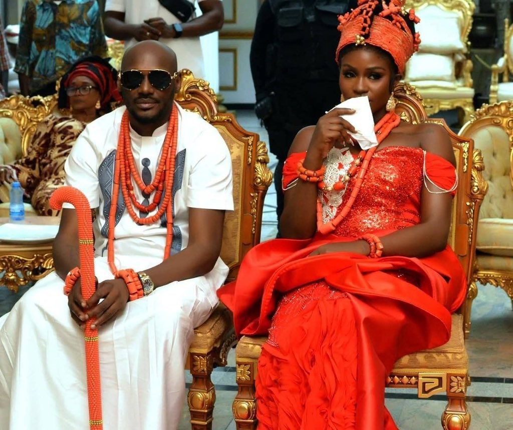 Reactions as Video of Alleged Altercation between 2Face, Natasha in London Mall Goes Viral