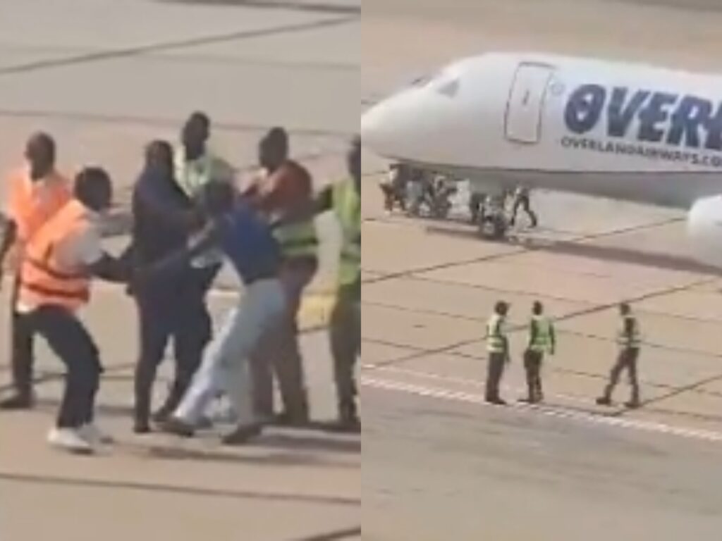 Watch: Airport Officials Foil Man’s Attempt to Conceal Self between Tyres of US-Bound Aircraft