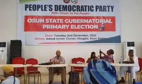 Confusion as PDP Commence Osun Primary Elections Hours after Party Chairman’s Suspension of Exercise