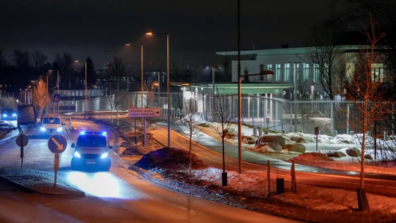 Explosion Reported Outside US Embassy in Oslo; Police Say