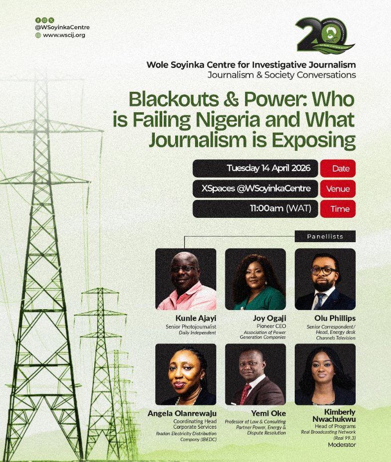 Soyinka Centre Brings Experts to Dialogue Over Worsening Power Shortages
