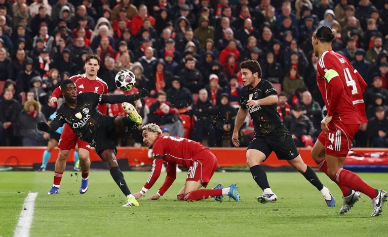 Dembele Double at Liverpool Fires PSG into Champions League Semis