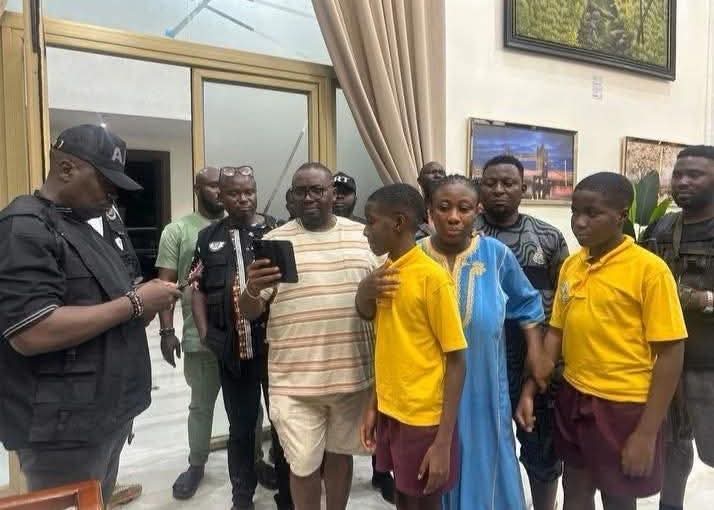 Adelabu Reunites with Sister, Nephews as Police Release Video of Operation