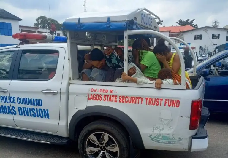 Lagos Police Bust Human Trafficking Ring, Rescue 12 Girls from Prostitution