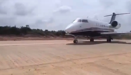 Private Jet Landing on Uncompleted Road in Delta Staged to Score Political Point for Tinubu-Sowore