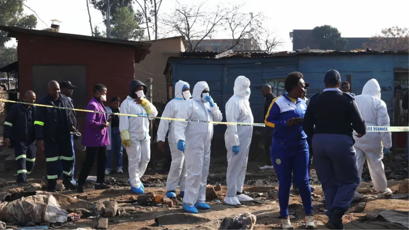South Africa Launches Manhunt after Murder of 12 People in Johannesburg Mass Shooting