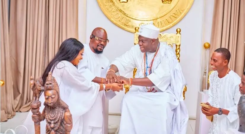 Ooni of Ife Confers Chieftaincy Title on Baba Ijesha, Gifts Actor Brand New Car