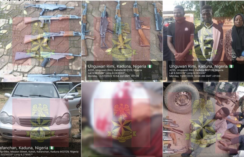 Troops Detain Six Suspects, Recover Weapons in Southern Kaduna