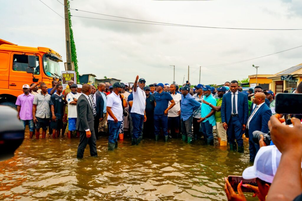 Water Must Always Find Its Natural Course; Sanwo-Olu Says as Governor Visits Flooded Lekki Corridor