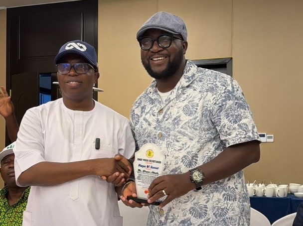 Conference 57 Honours Gboyega with Excellence Award