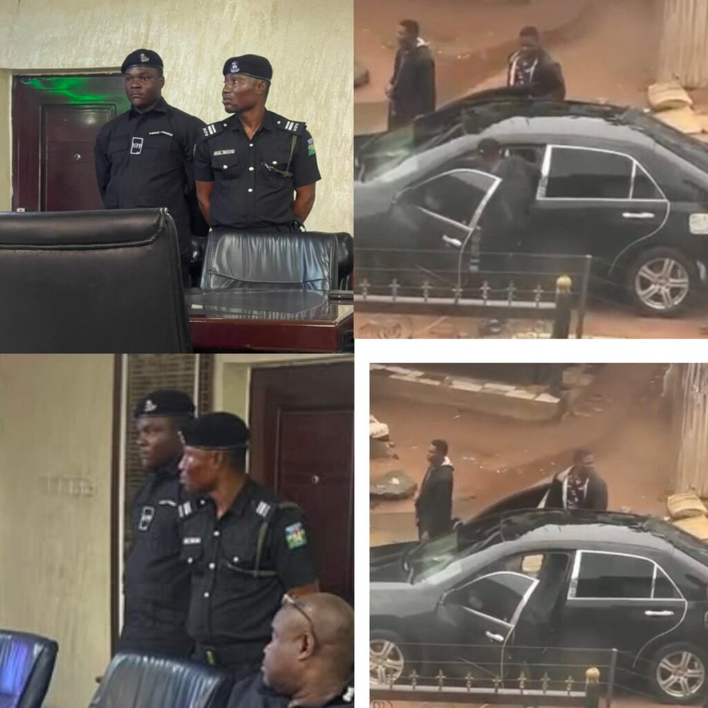 Police Arrest Officers Caught in Viral Video Forcing Man into Car Booth in Imo