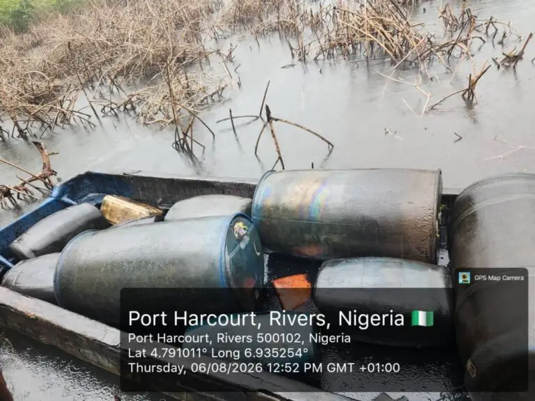 Navy Intercepts 17,000 litres of Suspected Illegally Refined AGO in Rivers