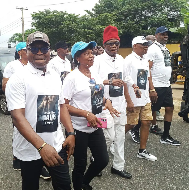 DSS, Anambra Gov’t, Others Hold Rally Against Terrorism in Anambra