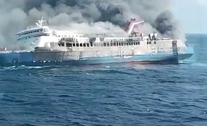 Five Dead, 41 Missing after Indonesia Ferry Catches Fire