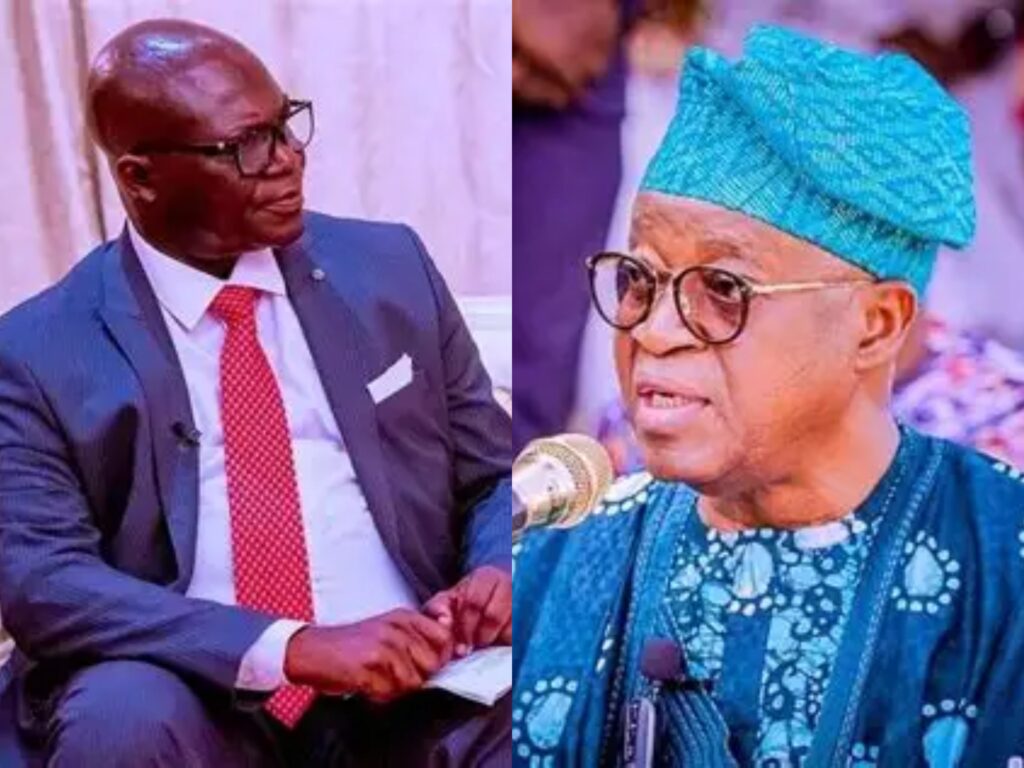 Moment Arise TV Anchor Reuben Abati Mocked Oyetola Over Performance as Tinubu’s Minister