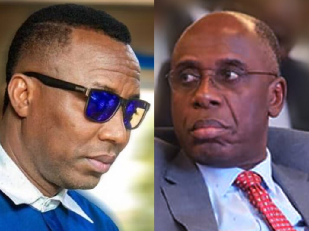 Close Your Mouth When Politicians Are Talking; Amaechi Slams Sowore at NBA Conference